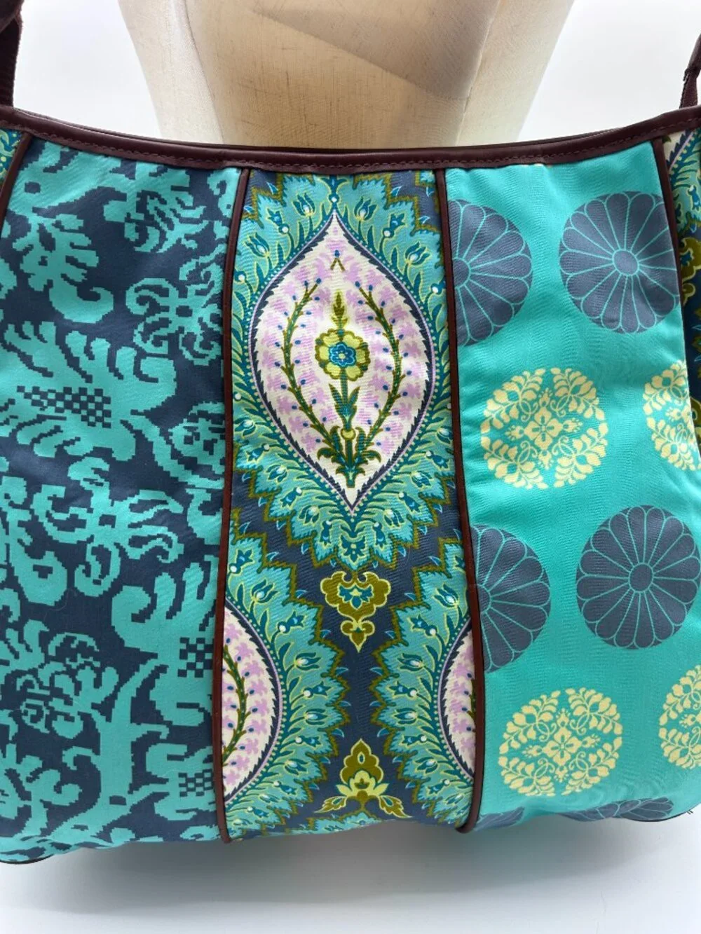 NWOT Rare Retired 2008 Amy Butler for Kalencom Muriel Bag Pristine Unused Teal